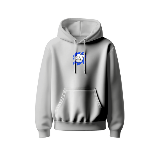 Fear No Smoke Hoodie-Hoo (Grey) Oversized