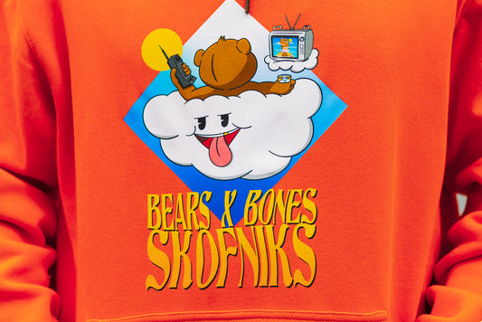 Skofniks & Bears x Bones Hoodie-Hoo